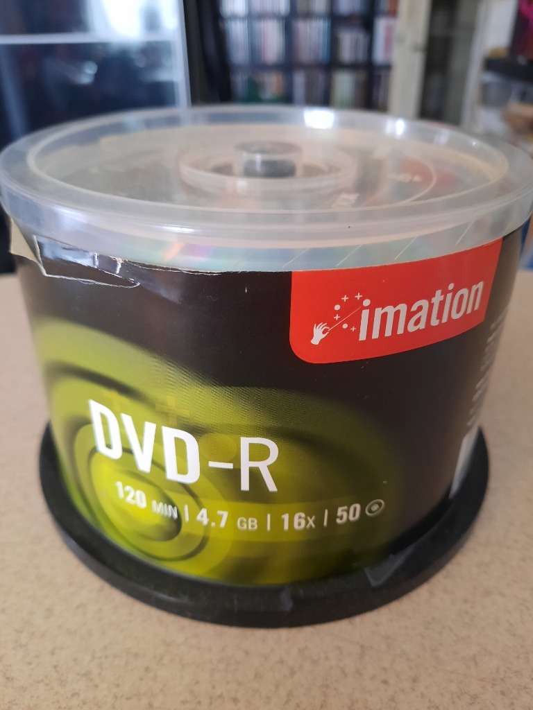 Płyty DVDR 120 min. 4.7GB , 50 szt. Warszawa Licytacja na Allegro