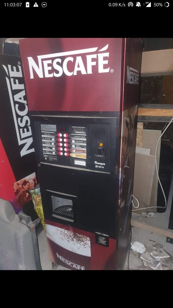 Nescafé vending maszyny automat do kawy kawomat Łódź Ogłoszenie na