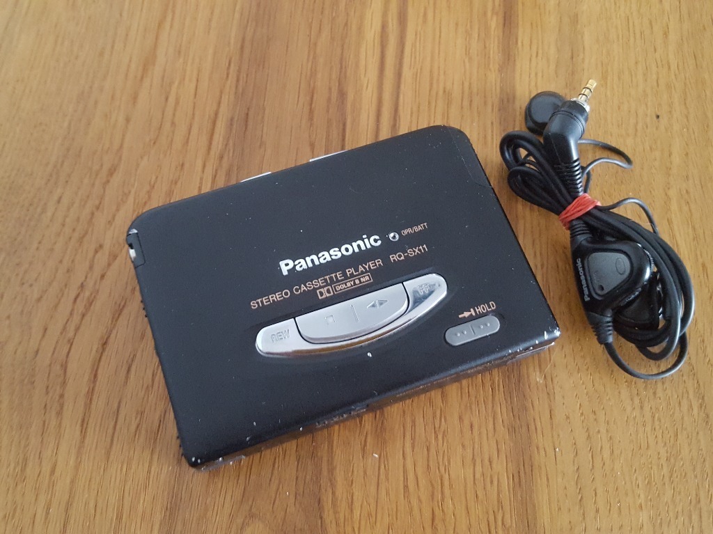 Walkman Panasonic RQ-SX11 Noir Pour Pièces Détachées (non Fonctionnel)