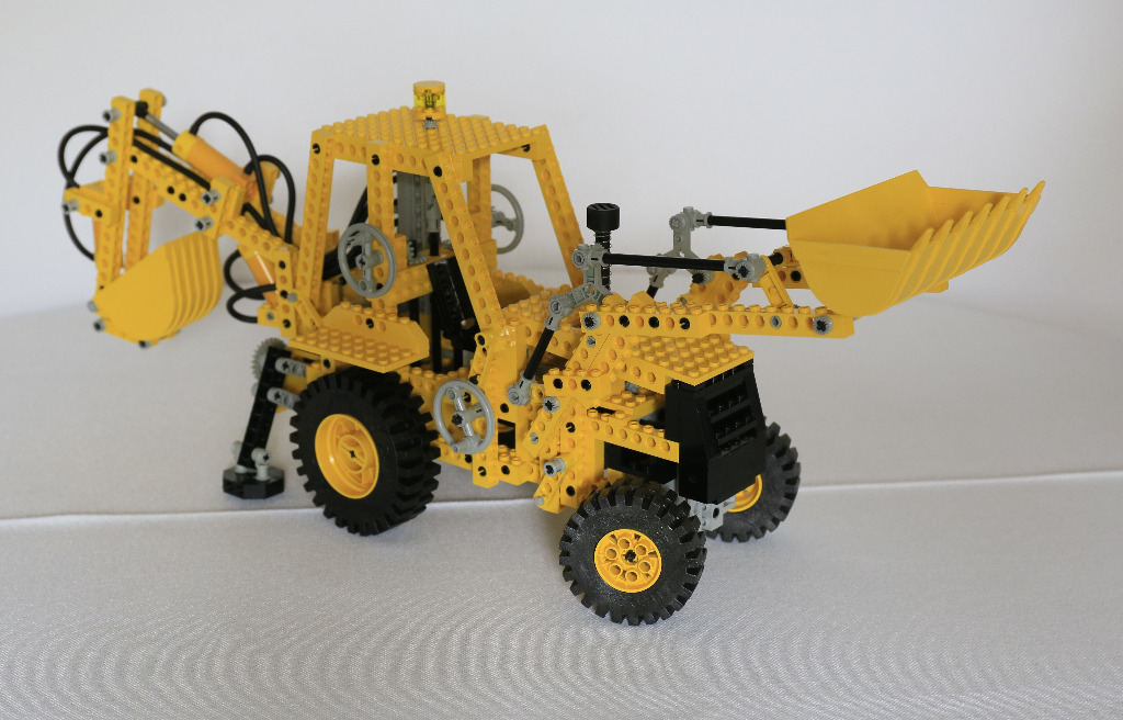 Lego Technic 8862 Backhoe Grader / Koparka Bytów Kup teraz na