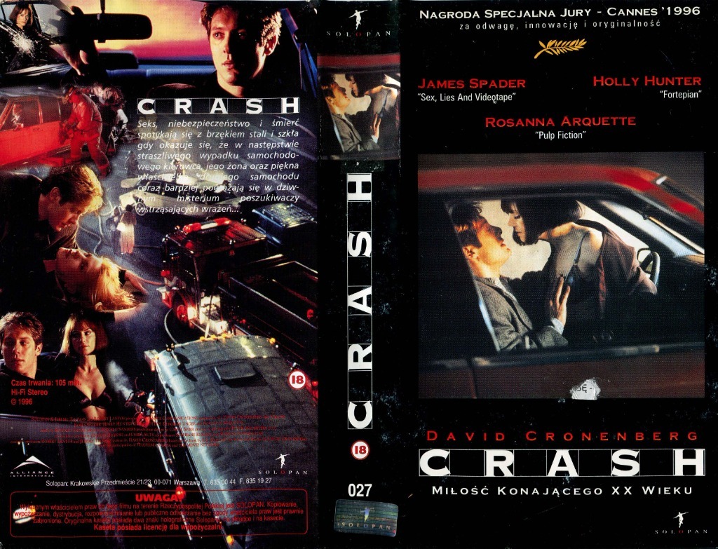 Crash Niebezpieczne pożądanie. Kaseta VHS Piaseczno Licytacja na