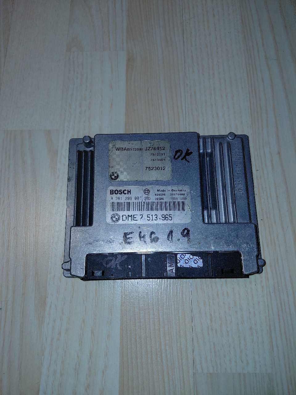 КОМП'ЮТЕР ECU BMW 3 E46 1.8 DME7513965 0261209007 