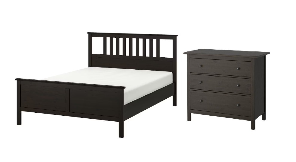 Zestaw Sypialnia Ikea Hemnes Łóżko materac komoda Kraków Ogłoszenie