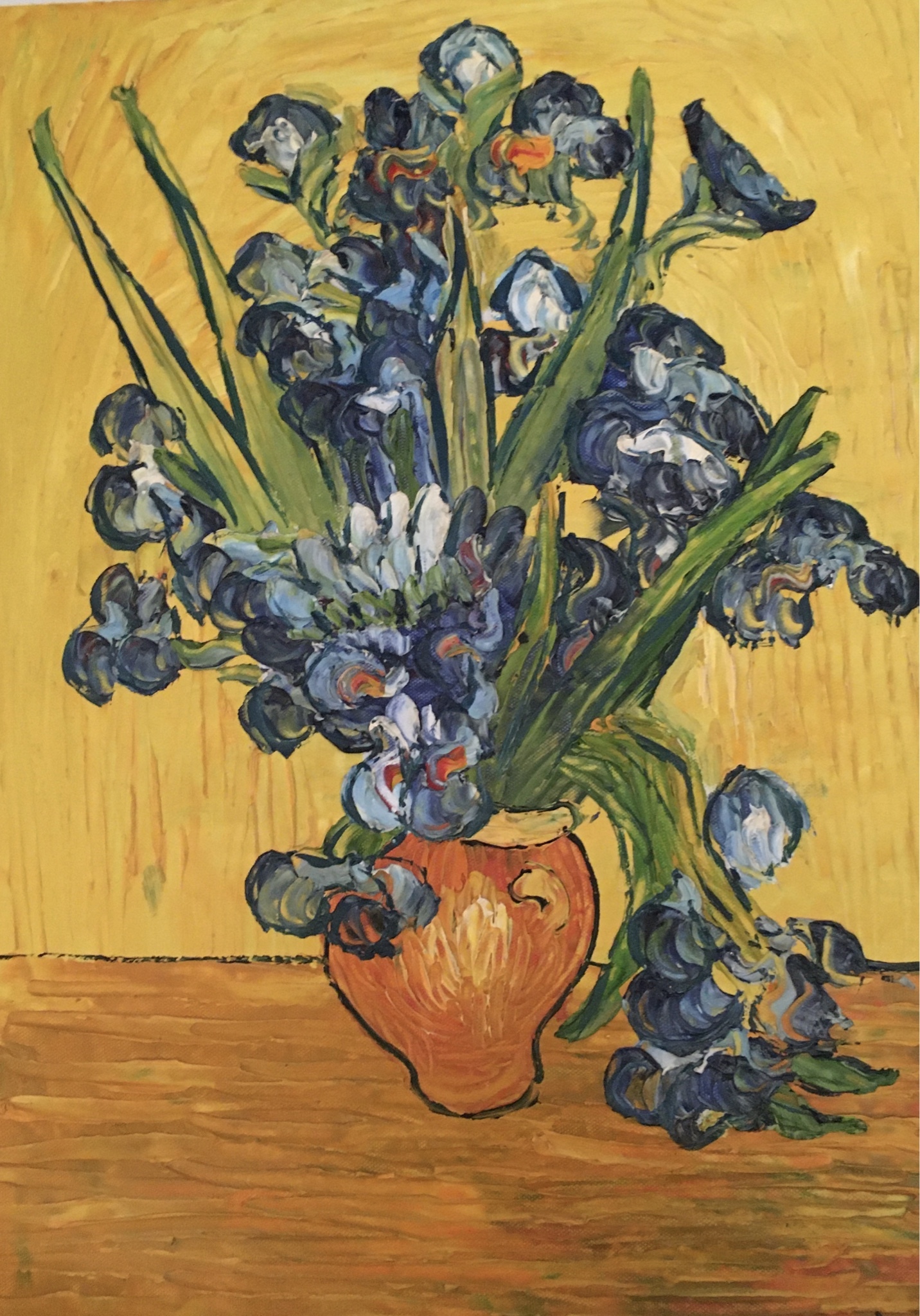 Obraz olejny-Irysy Van Gogh | Warszawa | Kup teraz na Allegro Lokalnie