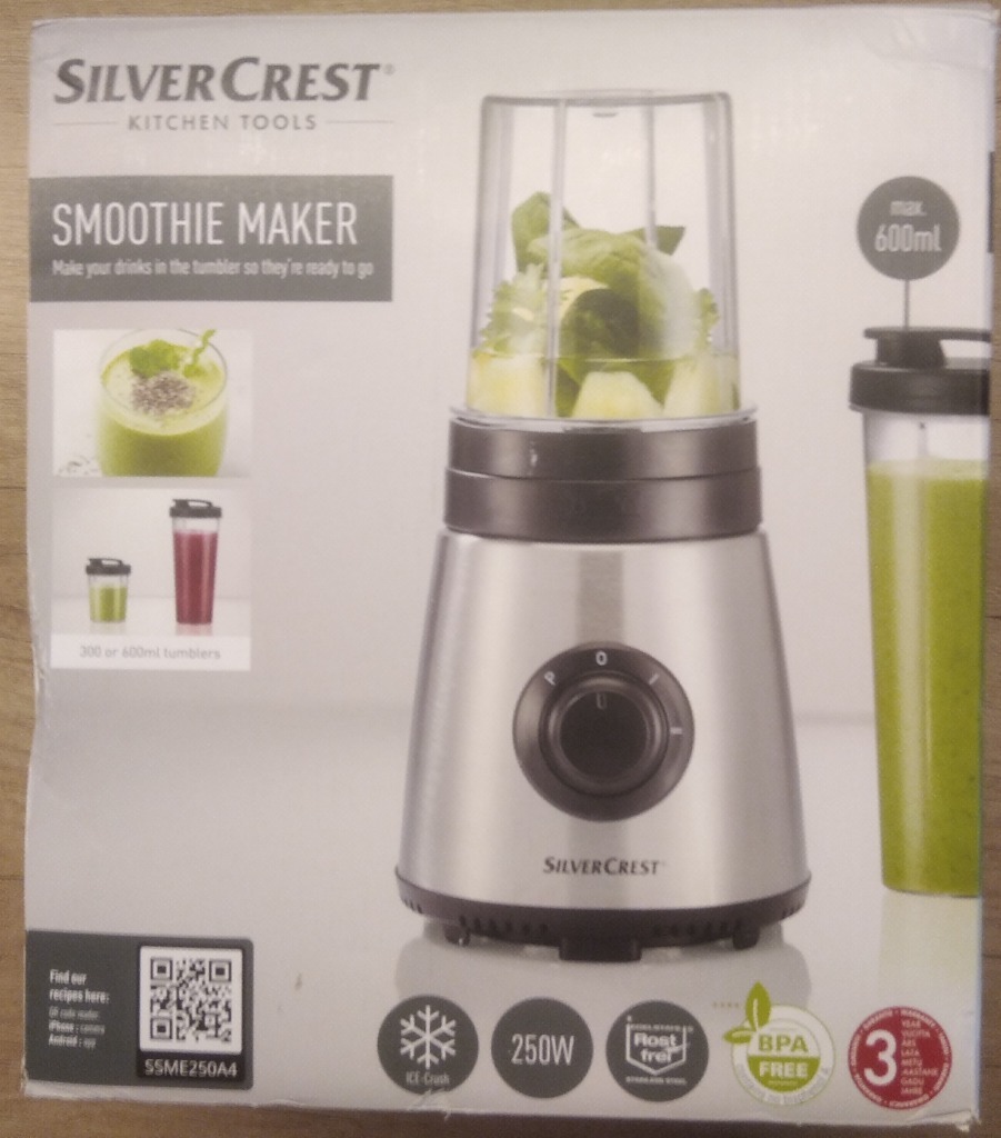 Blender do smoothie Silvercrest SSME 250 A4, nowy Lublin Kup teraz