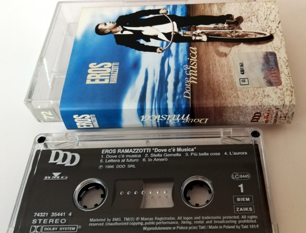 Licytacja Mc72 Eros Ramazzotti Dove C E Musica Sanok Allegro Lokalnie