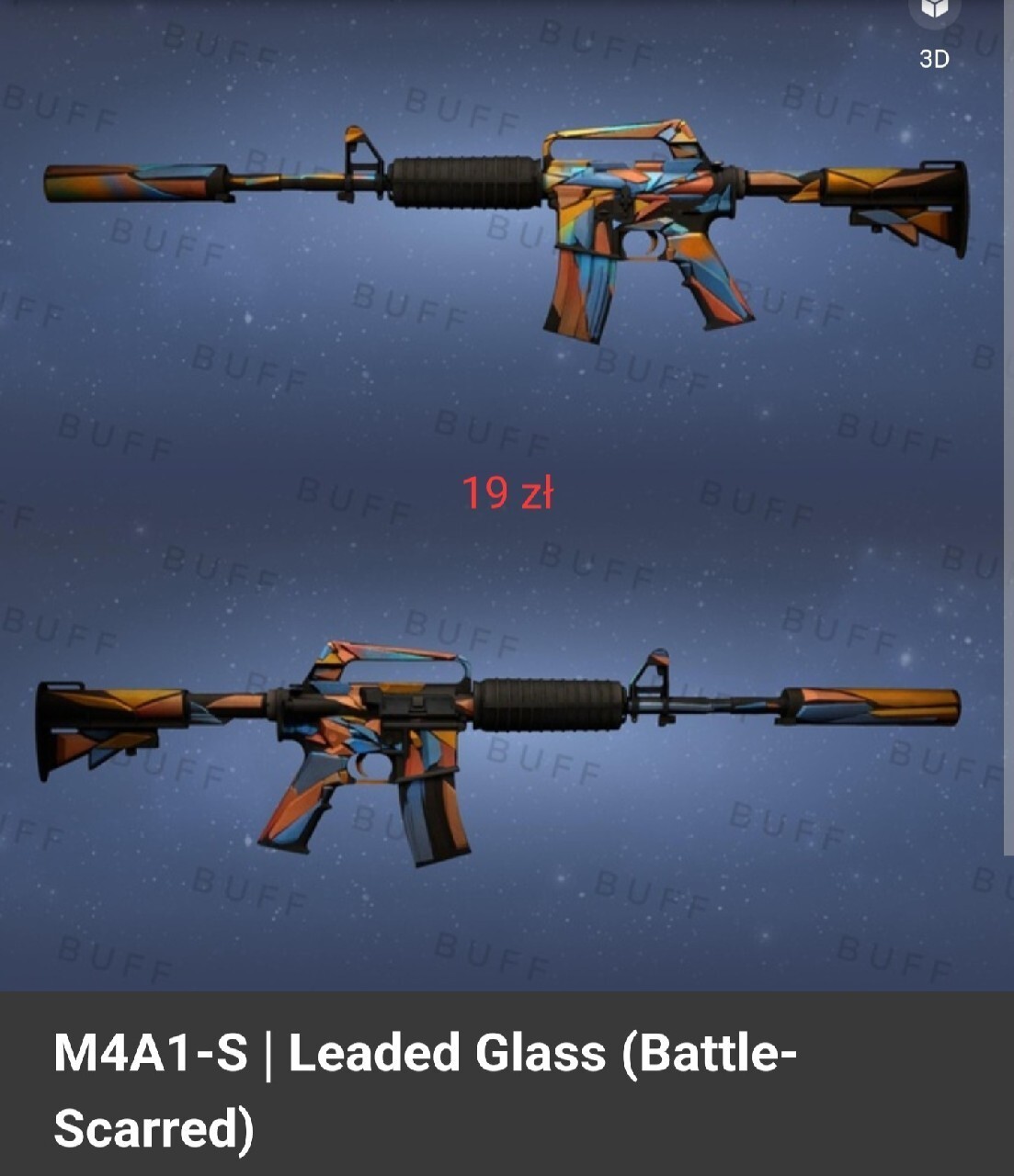 M4a1s Leaded Glass Battle Scared skin cs go Wrocław Kup teraz na