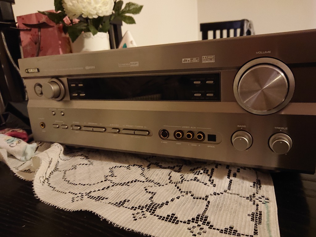 Yamaha RXV640 AMPLITUNER z pilotem Łapalice Licytacja na Allegro