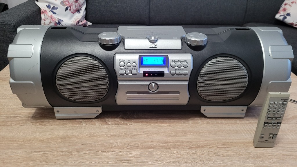 Boombox JVC RVNB10 radio PILOT soundbar legenda! Łódź Kup teraz na Allegro Lokalnie