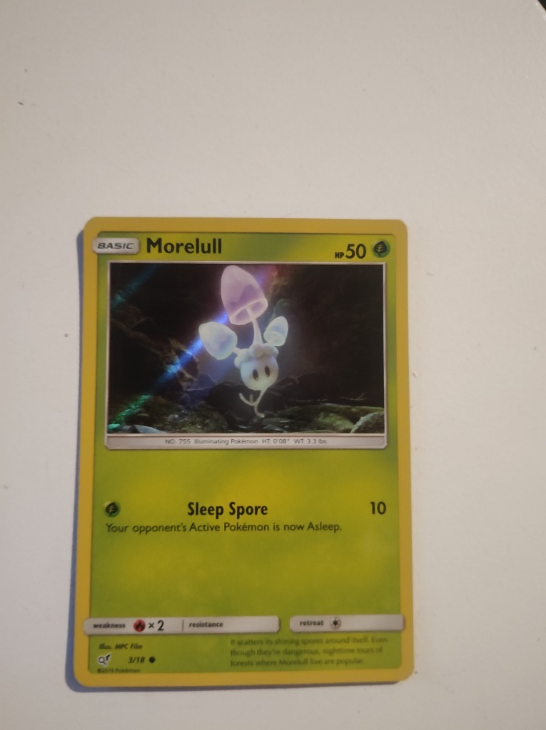 Karta Pokemon Morelull 3/18 Miastko Kup teraz na Allegro Lokalnie