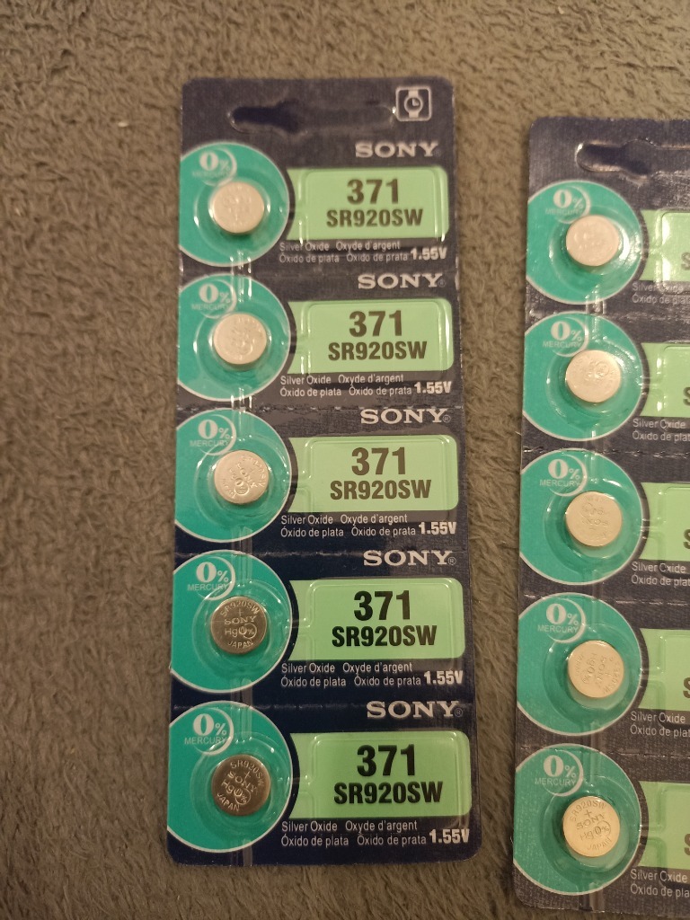 Bateria guzikowa Sony SR920SW - 371 - 5 sztuk | Rzeszów | Kup teraz na ...