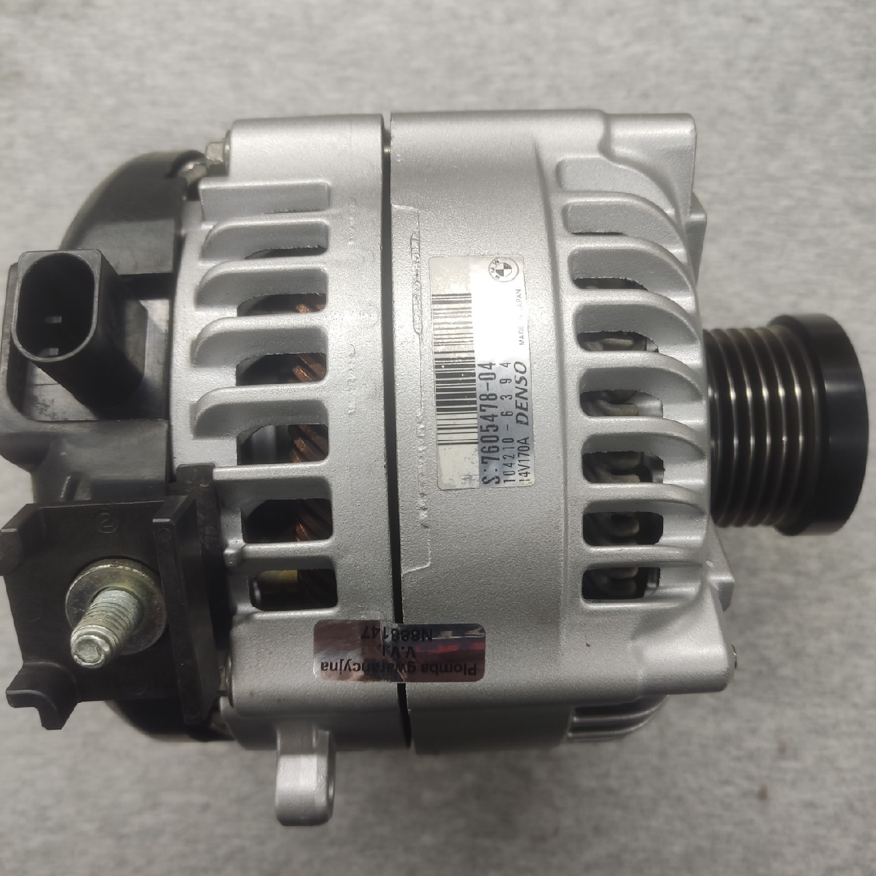 ГЕНЕРАТОР DENSO 7605478 BMW PO РЕСТАВРАЦІЇ 