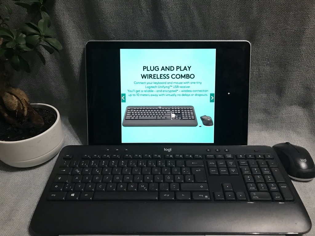 Logitech K540. Zestaw mysz i klawiatura Bytom Kup teraz na Allegro