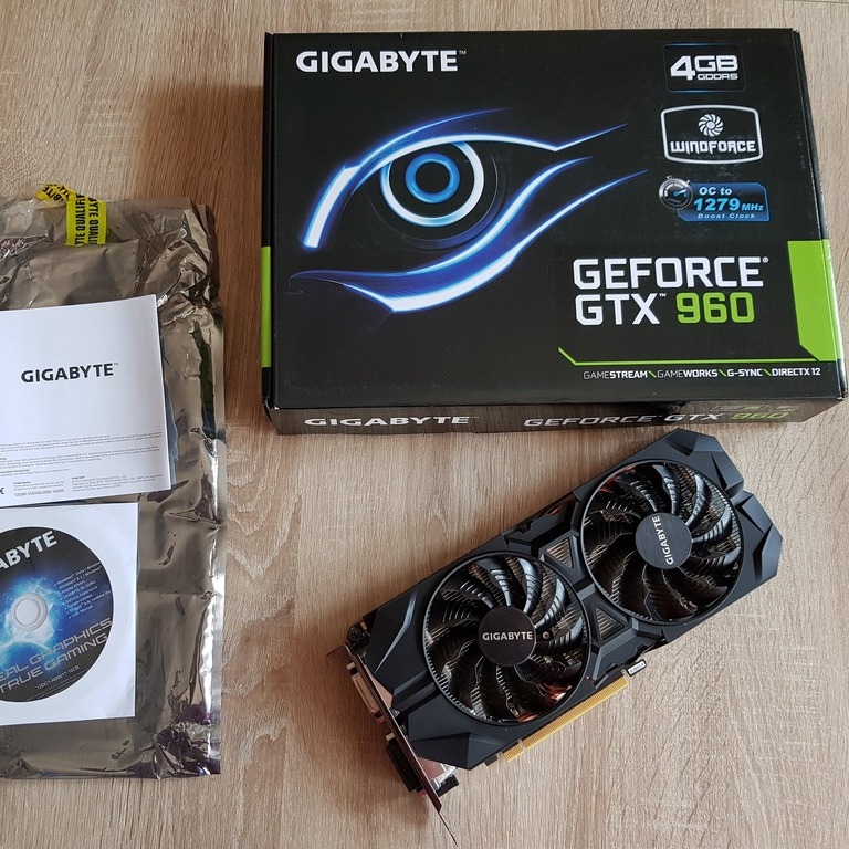 グラフィックボード・グラボ・ビデオカード GIGABYTE GTX960(GV-N960WF2OC-4GD)rev.1.1 Amazon.com: Gigabyte GTX 960 Graphics Cards GV-N960WF2OC-4GD