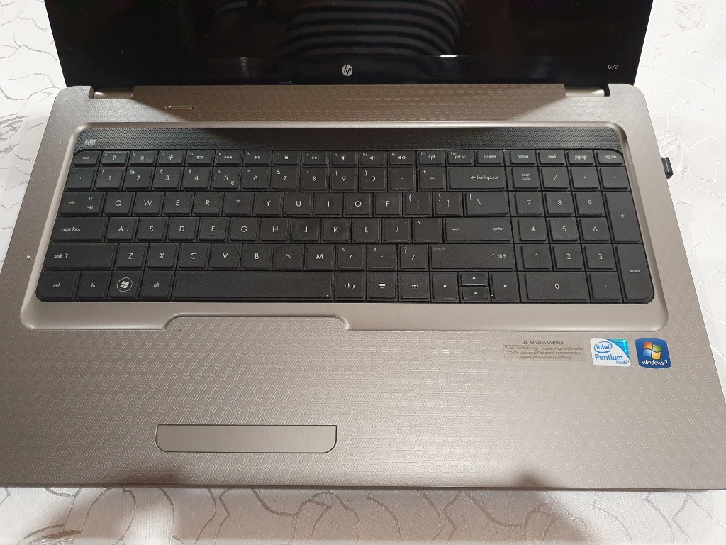 Laptop HP G72 Notebook 250GB 3GB RAM 17` INTEL Łabiszyn Kup teraz