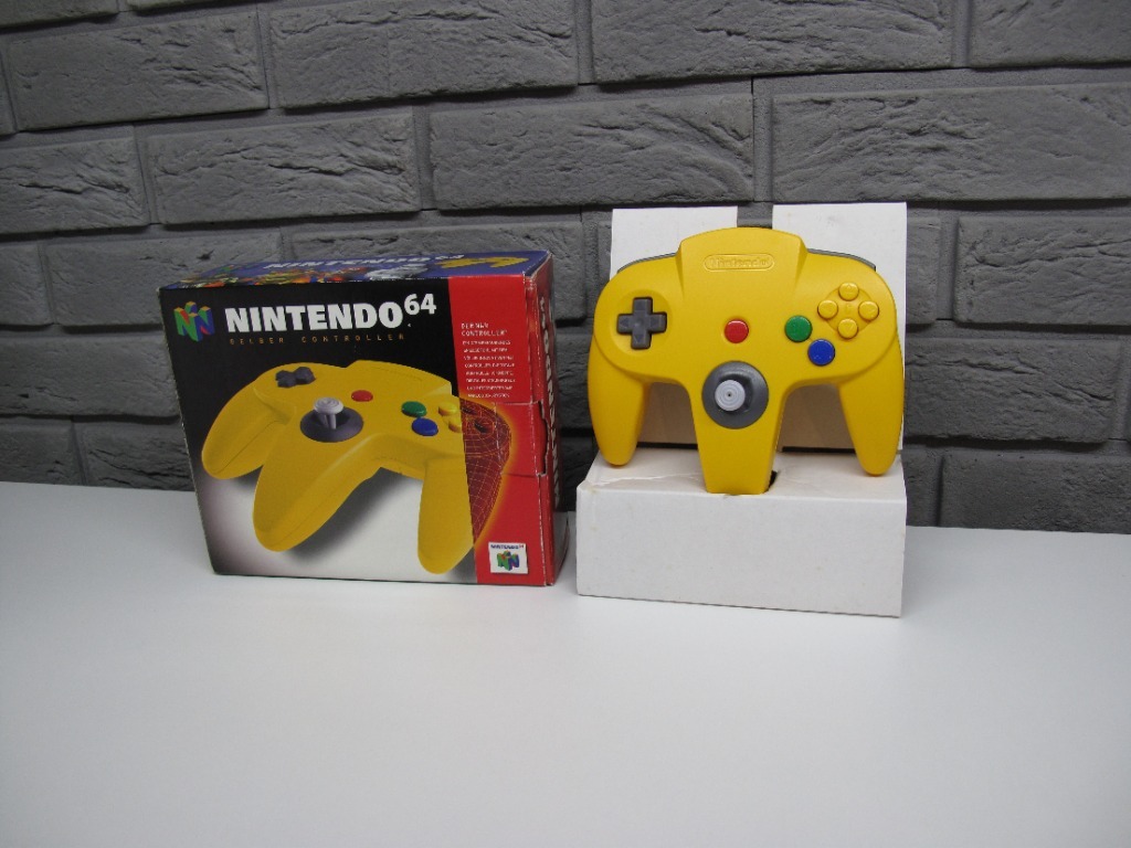 Nintendo 64 Controller Yellow N64 Komplet | Rzepin | Kup teraz na ...