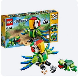 LEGO Creator 31031 Zwierzęta z Lasu Deszczowego | Pabianice | Kup teraz ...