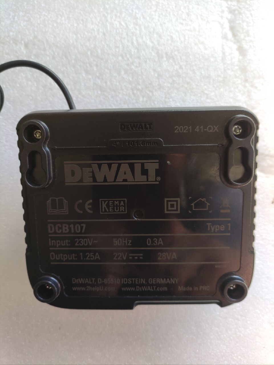 Ładowarka DeWalt DCB107 uszkodzona. | Lubanie | Kup teraz na Allegro ...