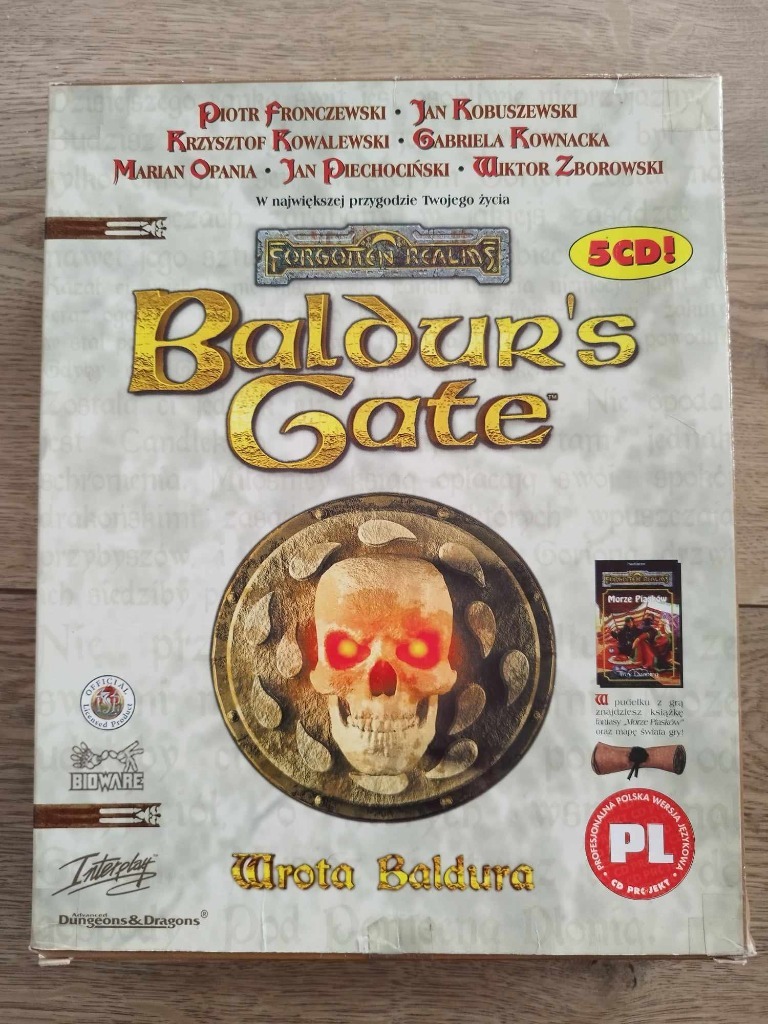Baldur's Baldurs Gate 1 PL Premierowe wydanie | Poznań | Kup teraz na ...