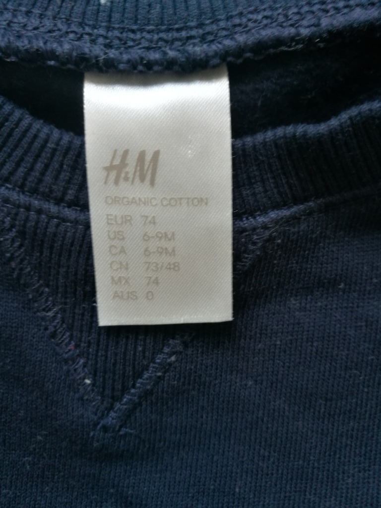 Zdjęcie oferty: Bluza dziecięca H&M r. 74 organic