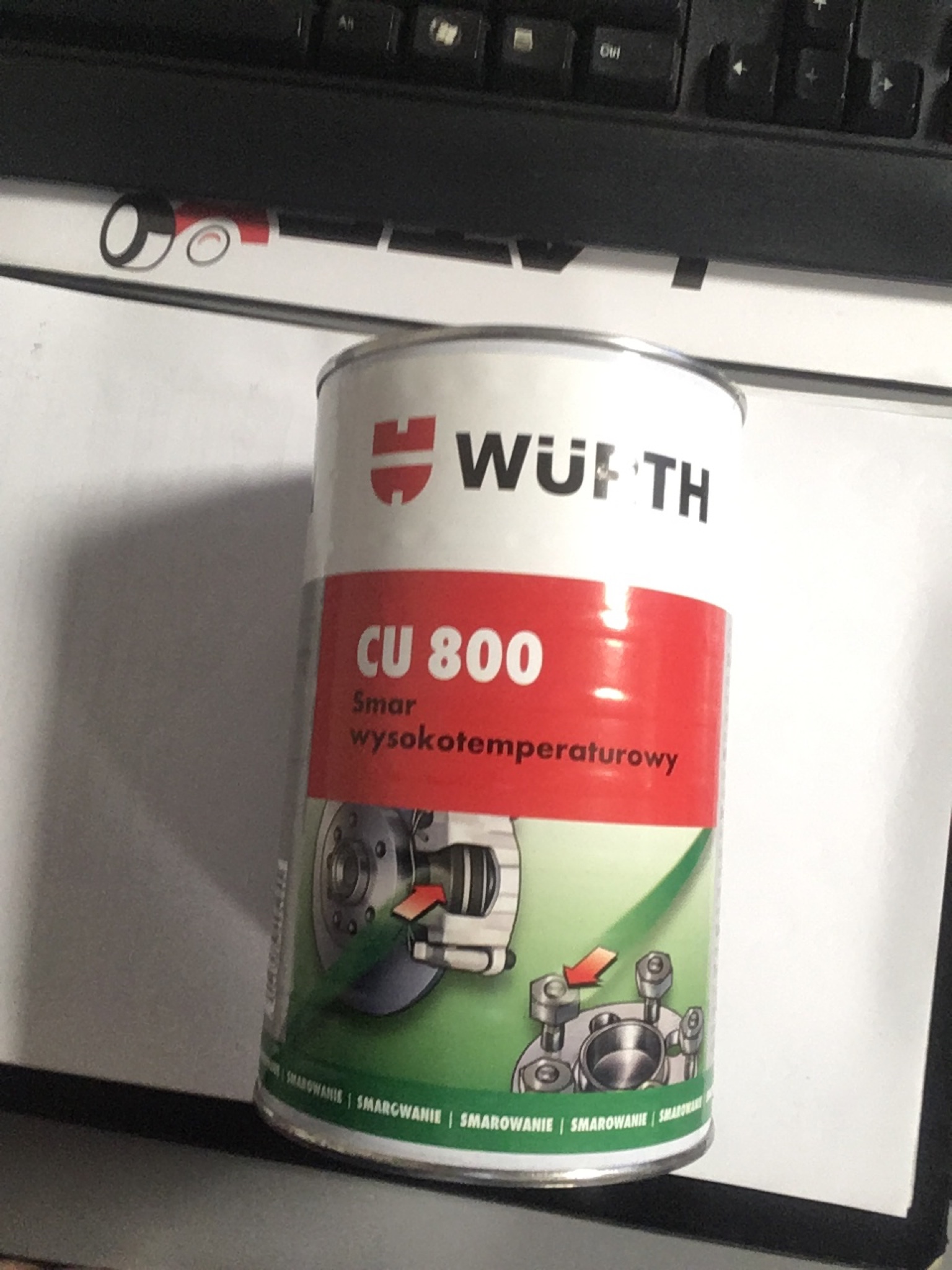 Smar Wysokotemperaturowy Wurth Cu800 1kg | Krzewina | Ogłoszenie na ...