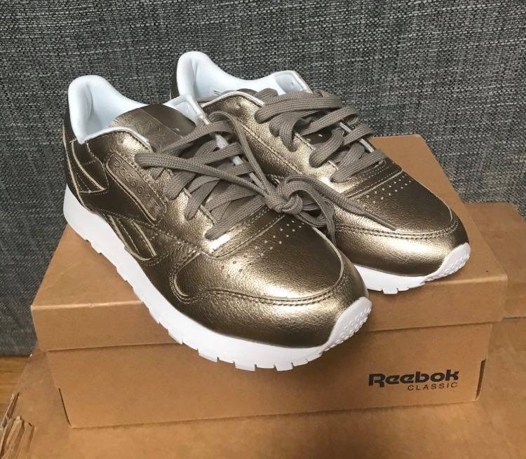 reebok classic leather melted metals