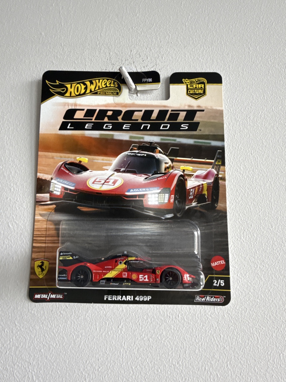 Hot Wheels Premium Ferrari 499P Circuit Legends 2 5 | Łódź