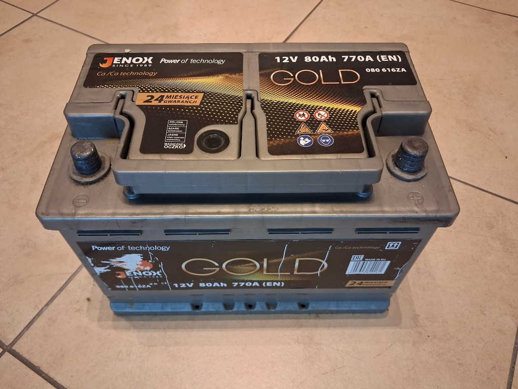 Jenox Gold 80Ah 770A P+