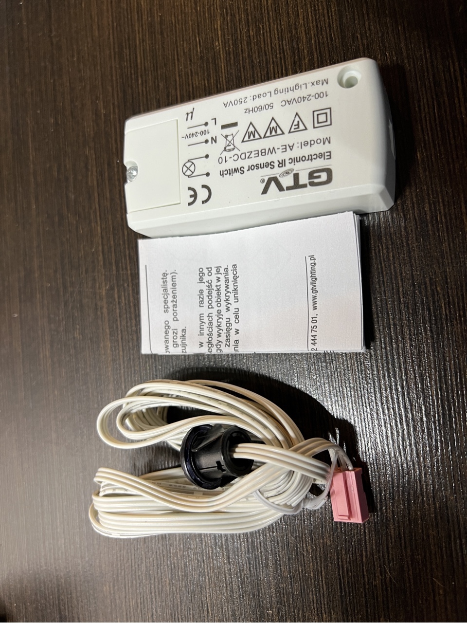 Wlacznik bezdotykowy GTV IR Sensor detector. Nowy! Gdynia Kup teraz