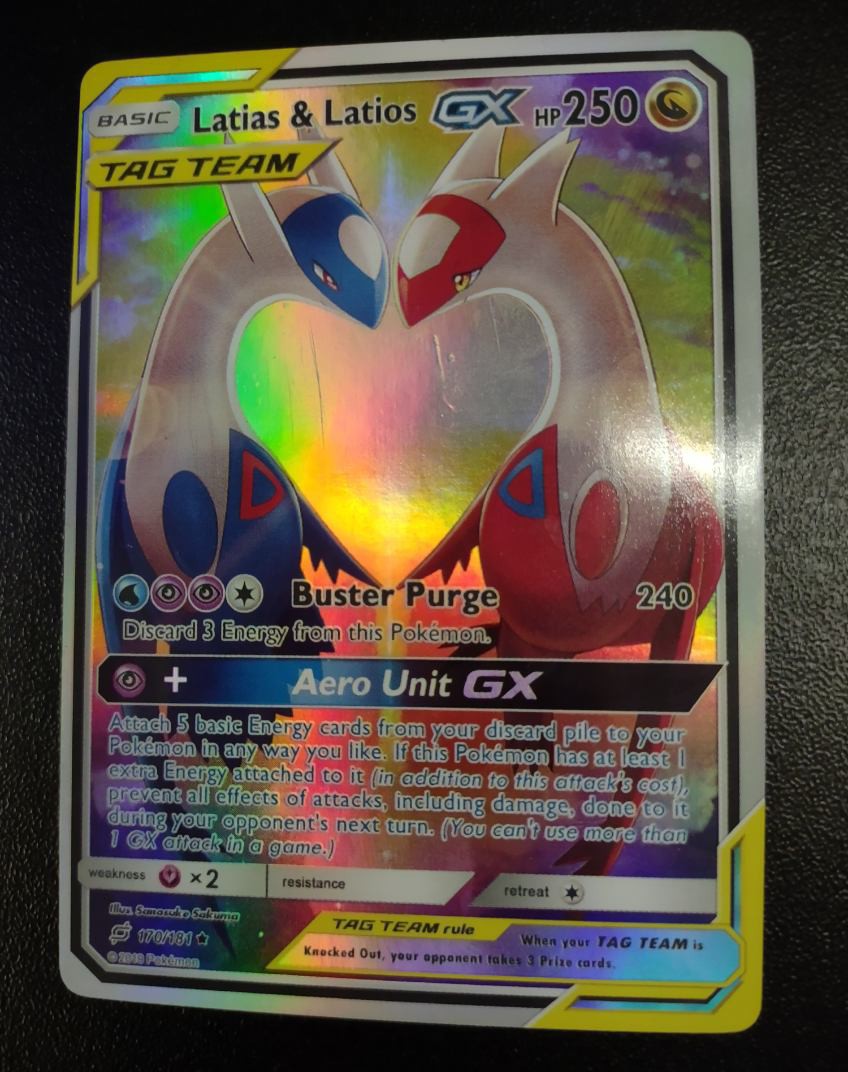 Pokemon TCG Latias & Latios GX 170/181 Team Up | Reskowo