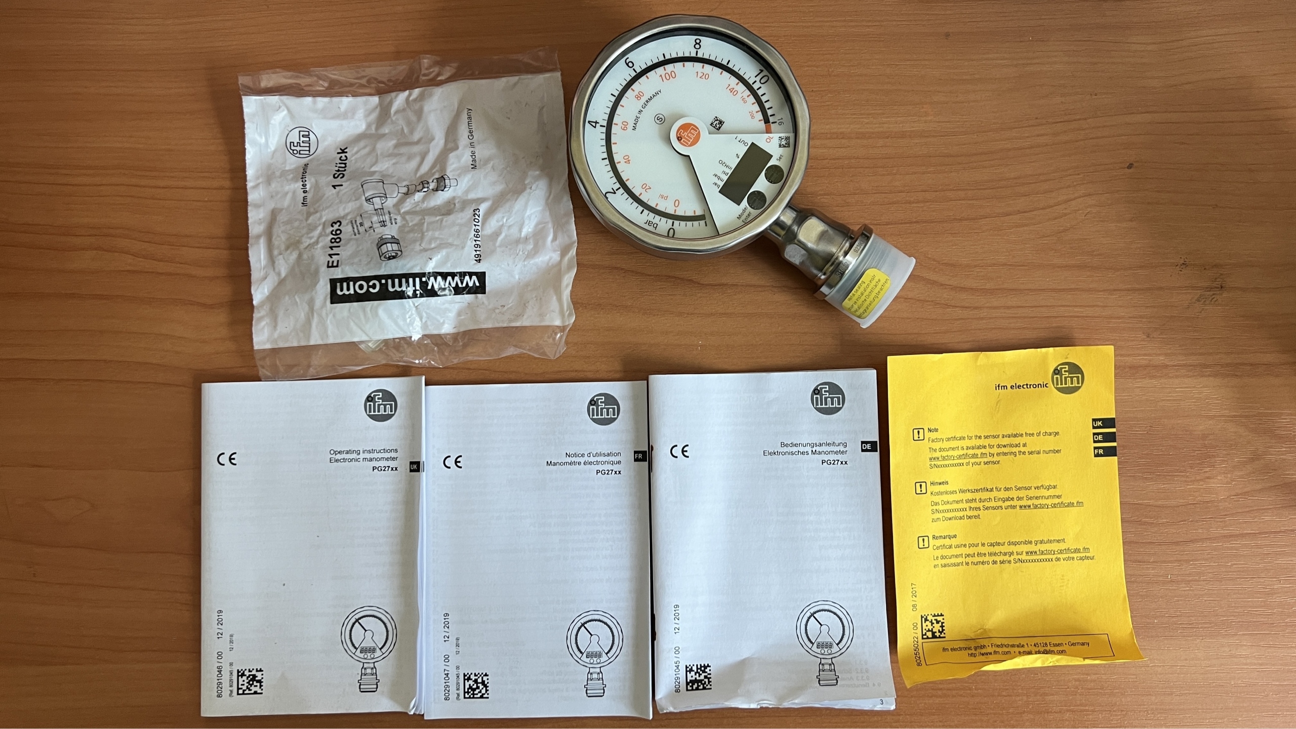 Elektroniczny czujnik ciśnienia ifm elec. PG2794 | Ruda Śląska | Kup ...