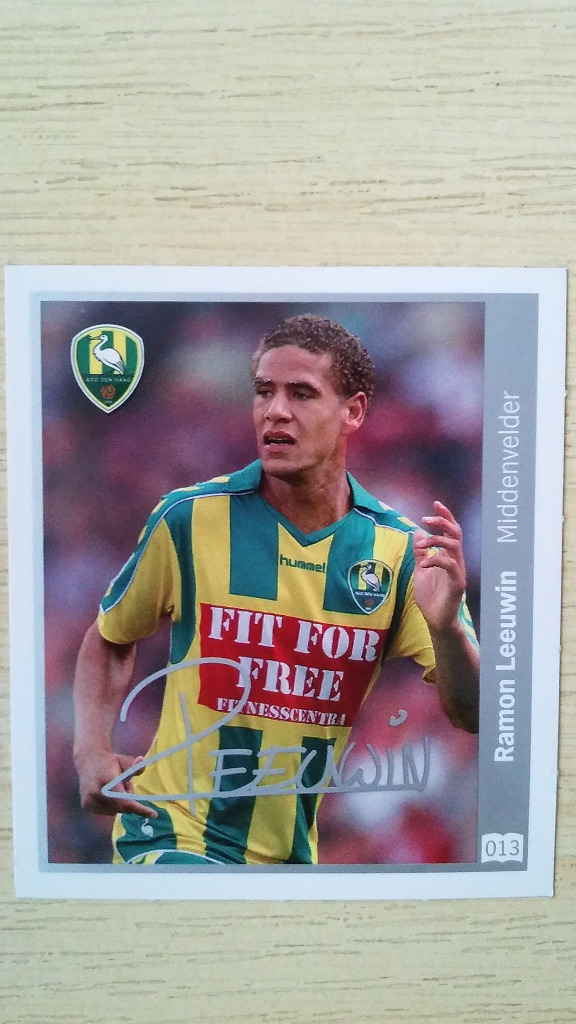 Ramon Leeuwin, karta, piłkarz, piłka nożna Warszawa Kup teraz na