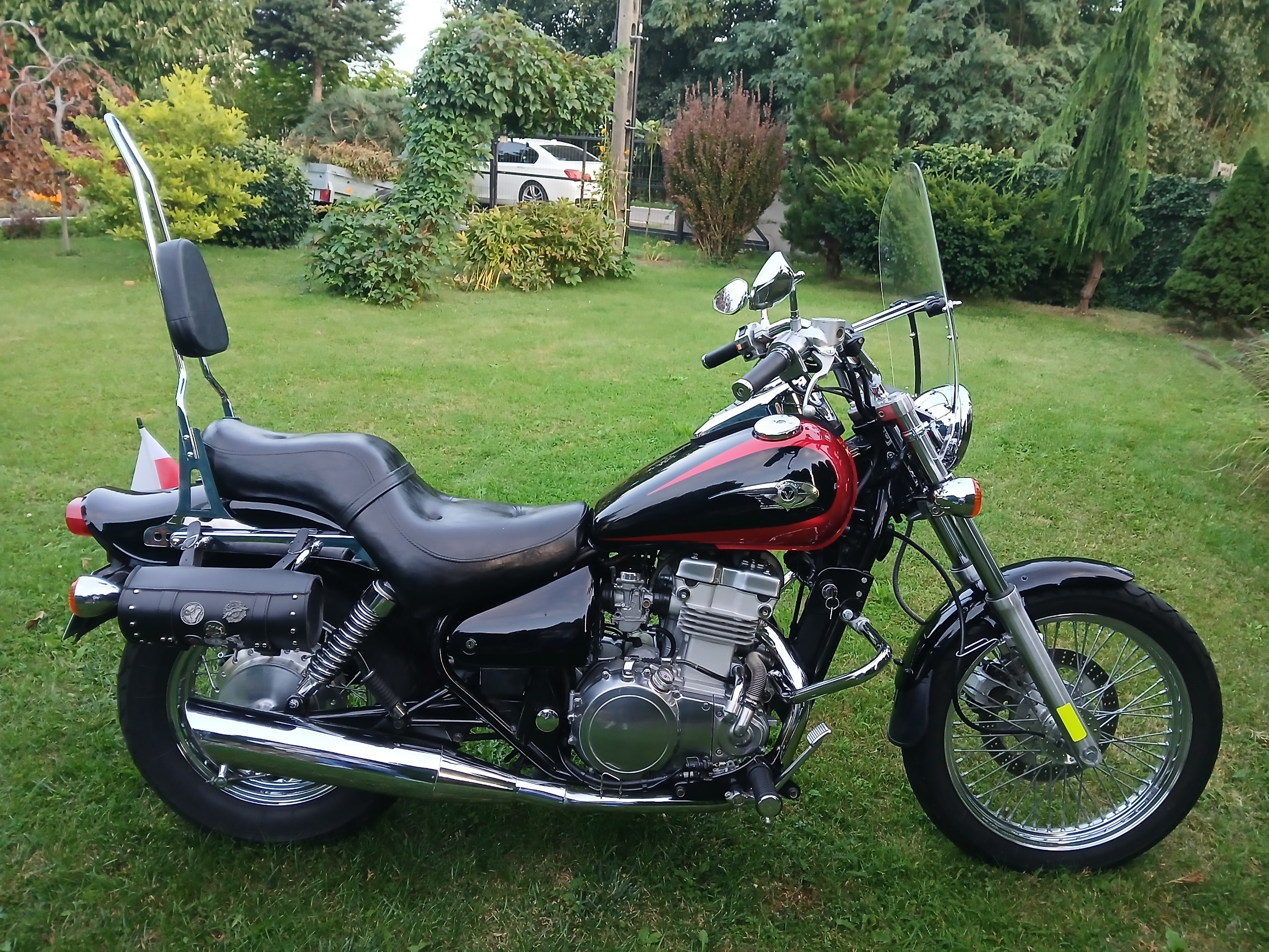 Oparcie, sissy bar Kawasaki EN500 c