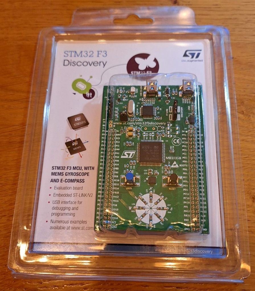 Kit Valutazione STM32F303VCT6 - MCU Con Giroscopio 3 Assi E Sensori Accelerazione/Magnetico - Foto 9