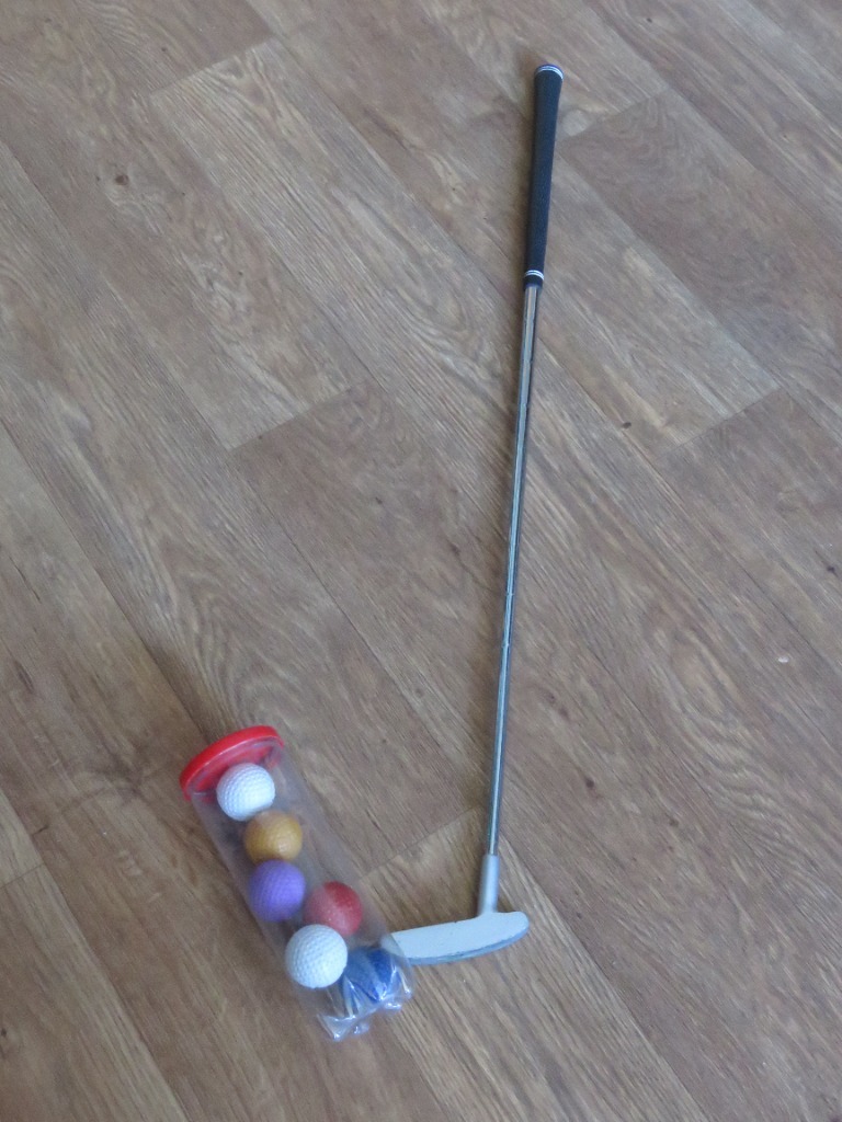 Kij putter do mini golfa h85+Piłeczki 6 sztuk grybów Kup teraz na