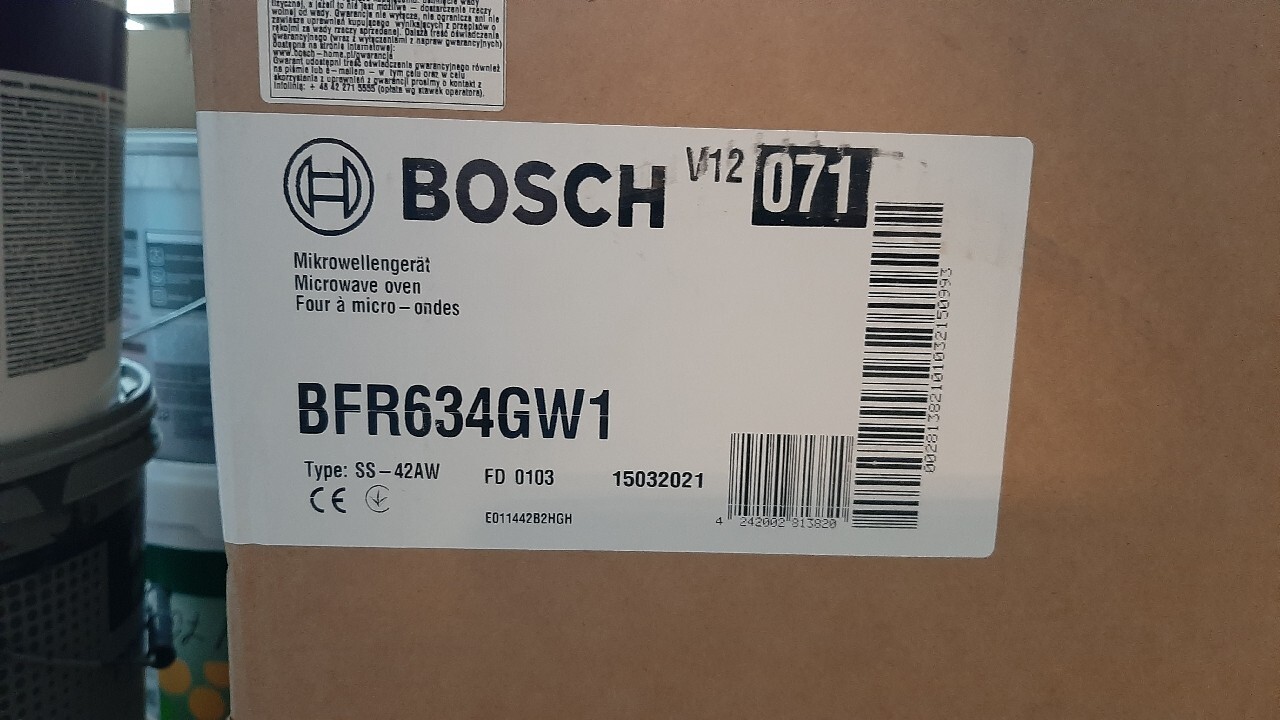 Mikrofalówka Bosh BFR634GW1 kuchenka mikrofalowa | Kraków | Ogłoszenie ...