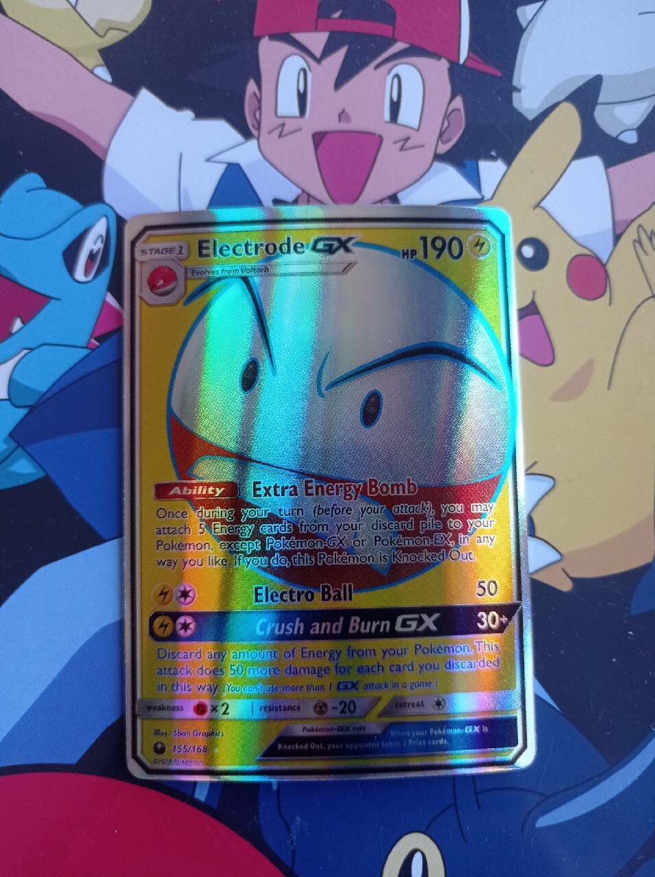Karta Pokemon Electrode GX Holo Łuszczanowice Licytacja na Allegro