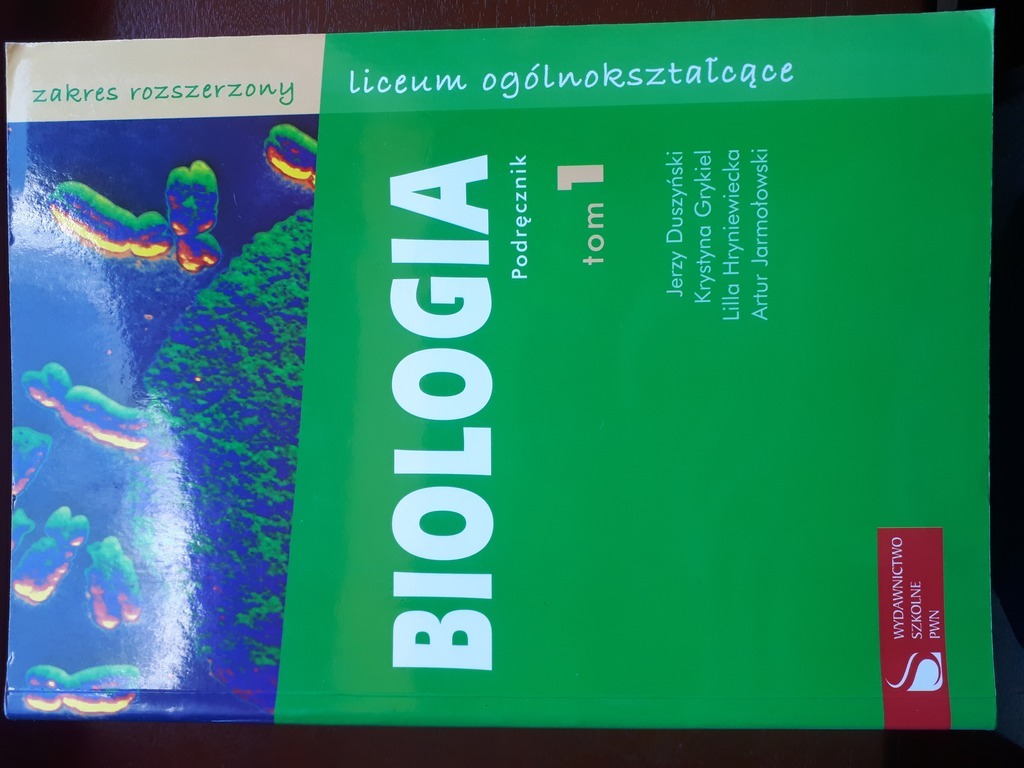Biologia Pwn Zakres Rozszerzony Tom 1