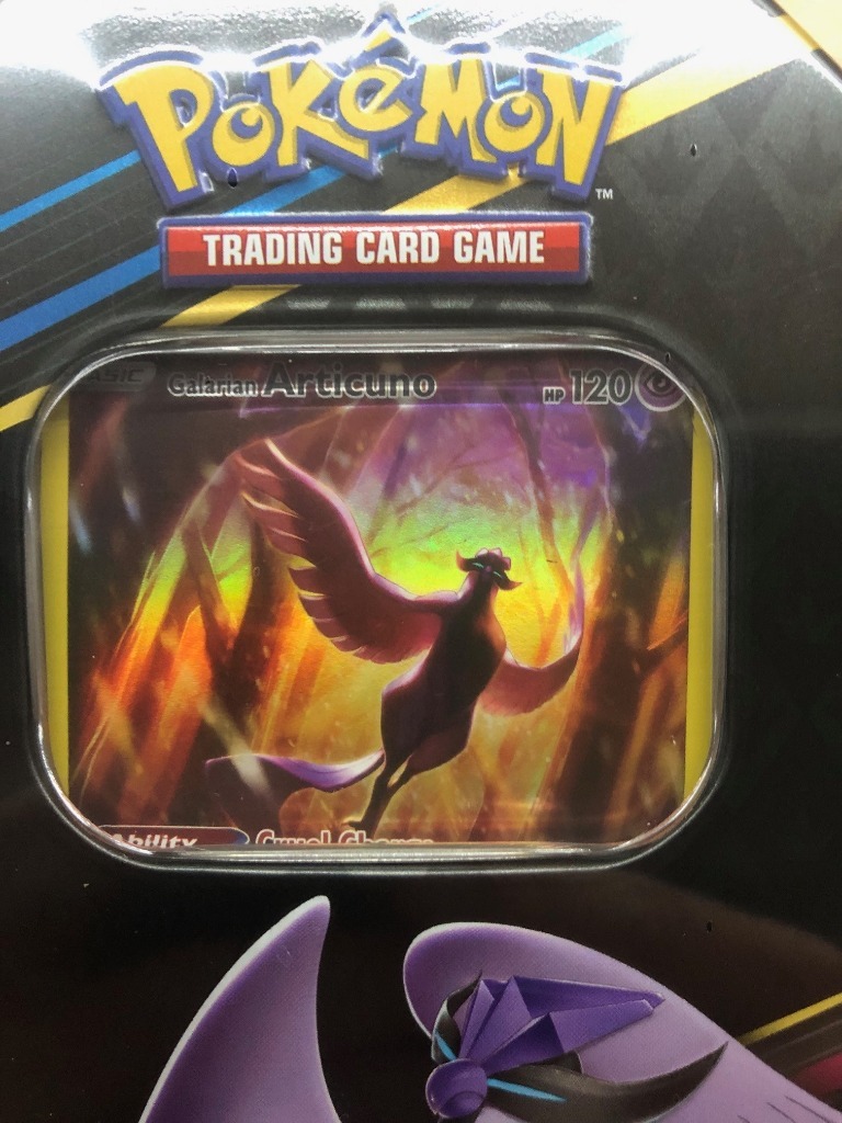 Crown Zenith tin Galarian Articuno Box ETB puszka Witkowo Kup teraz na Allegro Lokalnie