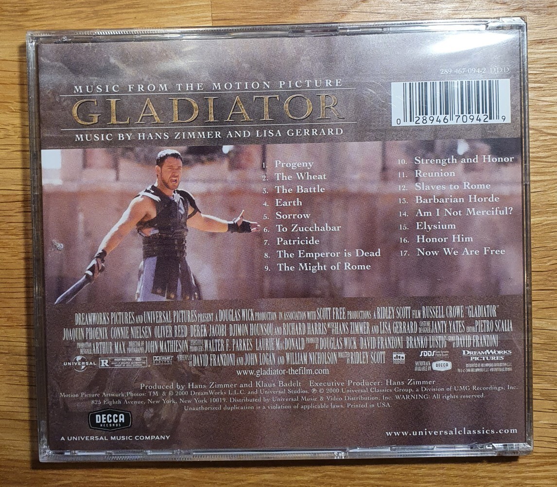 GLADIATOR music from the motion picture CD Warszawa Kup teraz na