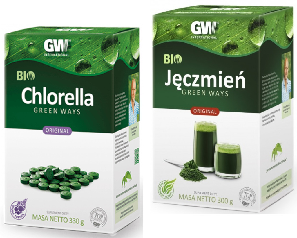 CHLORELLA i JĘCZMIEŃ Bio Green Ways Kęty Kup teraz na Allegro