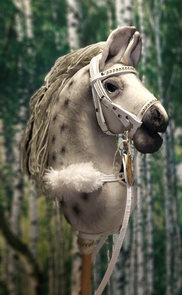 Hobby horserealistyczne oczy ogłowie z eko skóry Gdańsk Kup teraz