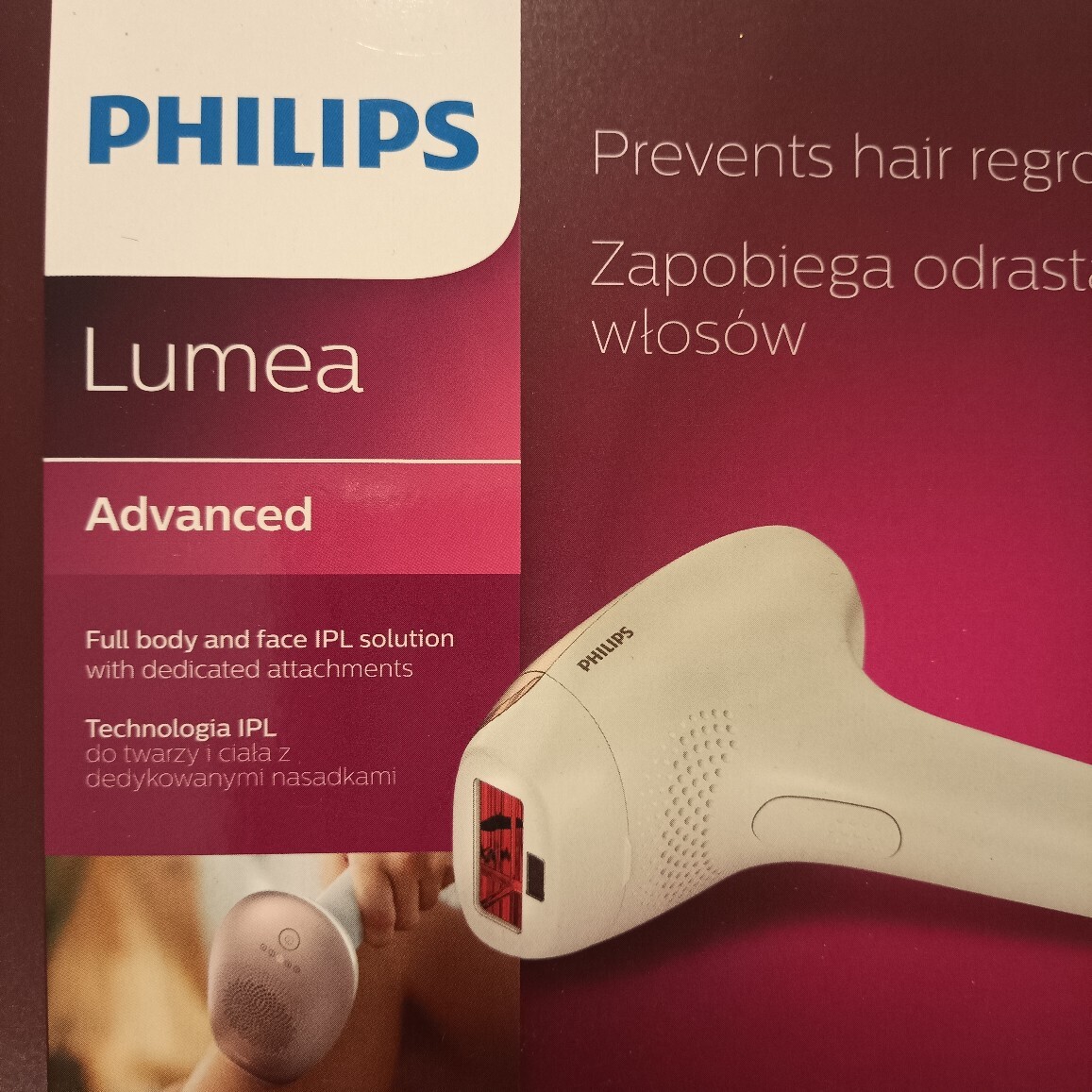 Lumea advance depilator laserowy Philips Ińsko Kup teraz na Allegro
