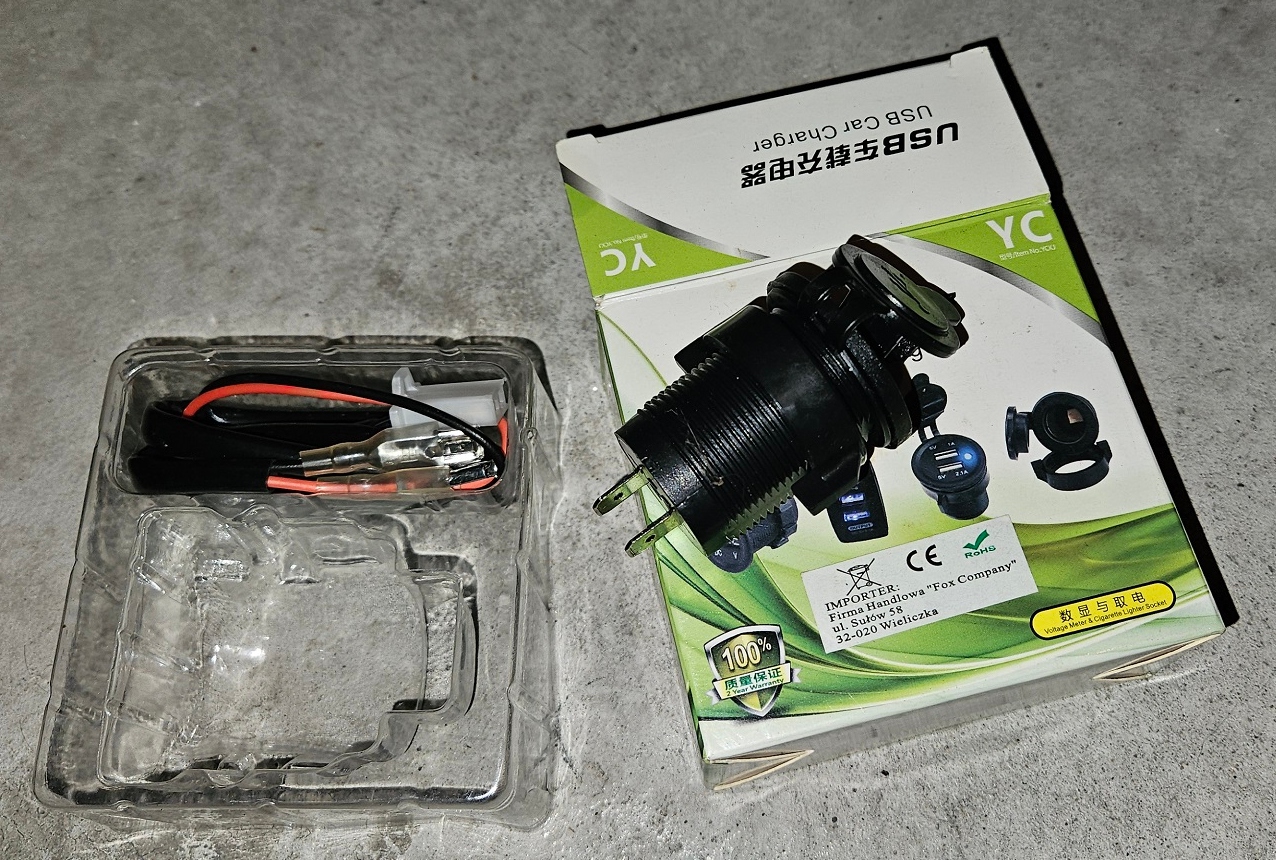 ГНІЗДО USB DO ПОЗИЦІЯ 2XUSB 12V Z ЗАХИСТ 
