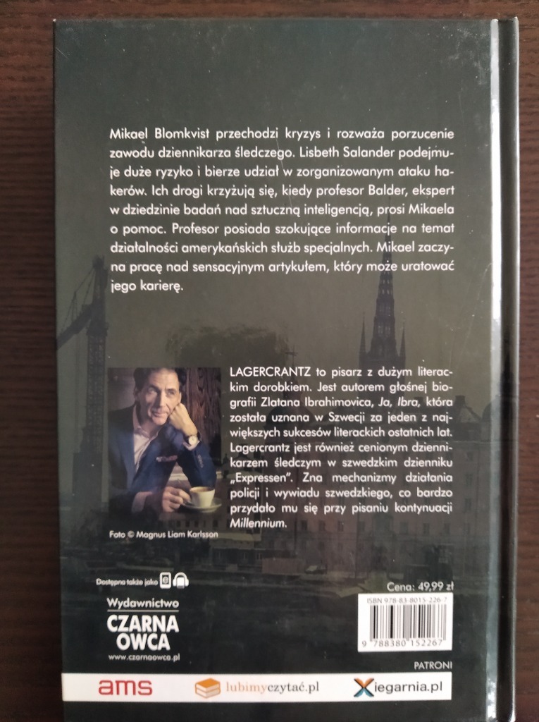 Co nas nie zabije David Lagercrantz Krakow Kup teraz na Allegro