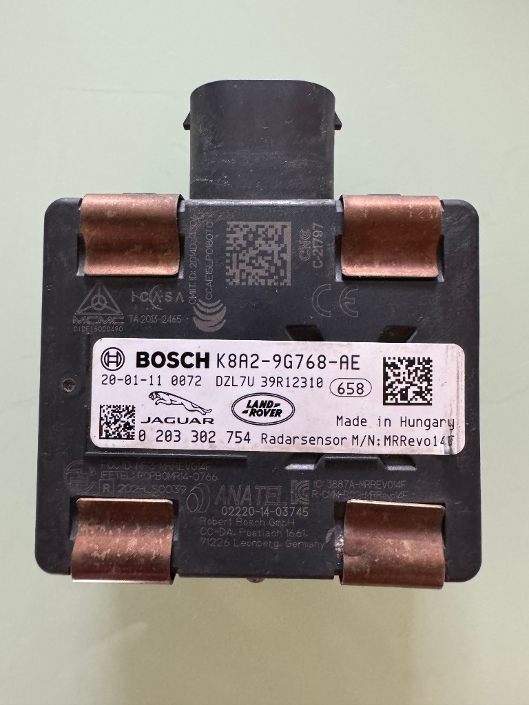 RANGE ROVER VELAR , JAGUAR K8A2-9G768-AE 0203302754 РАДАР ДИСТРОНІК 