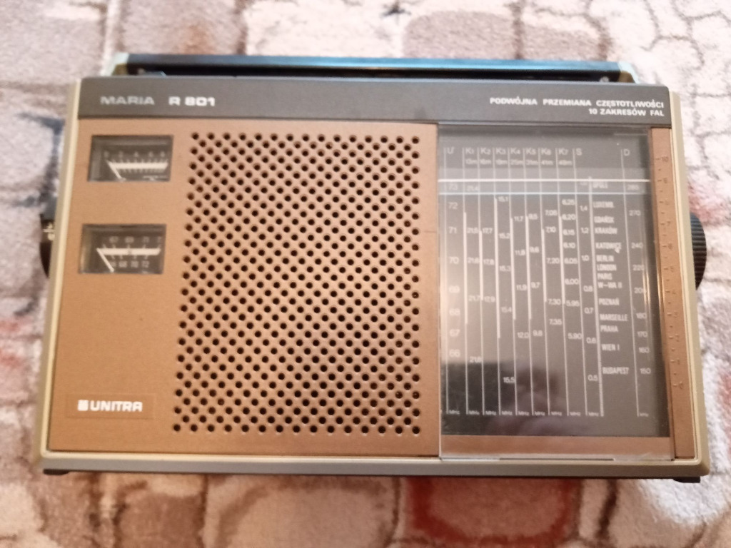 Radio Maria R801 Unitra Białystok Licytacja na Allegro Lokalnie