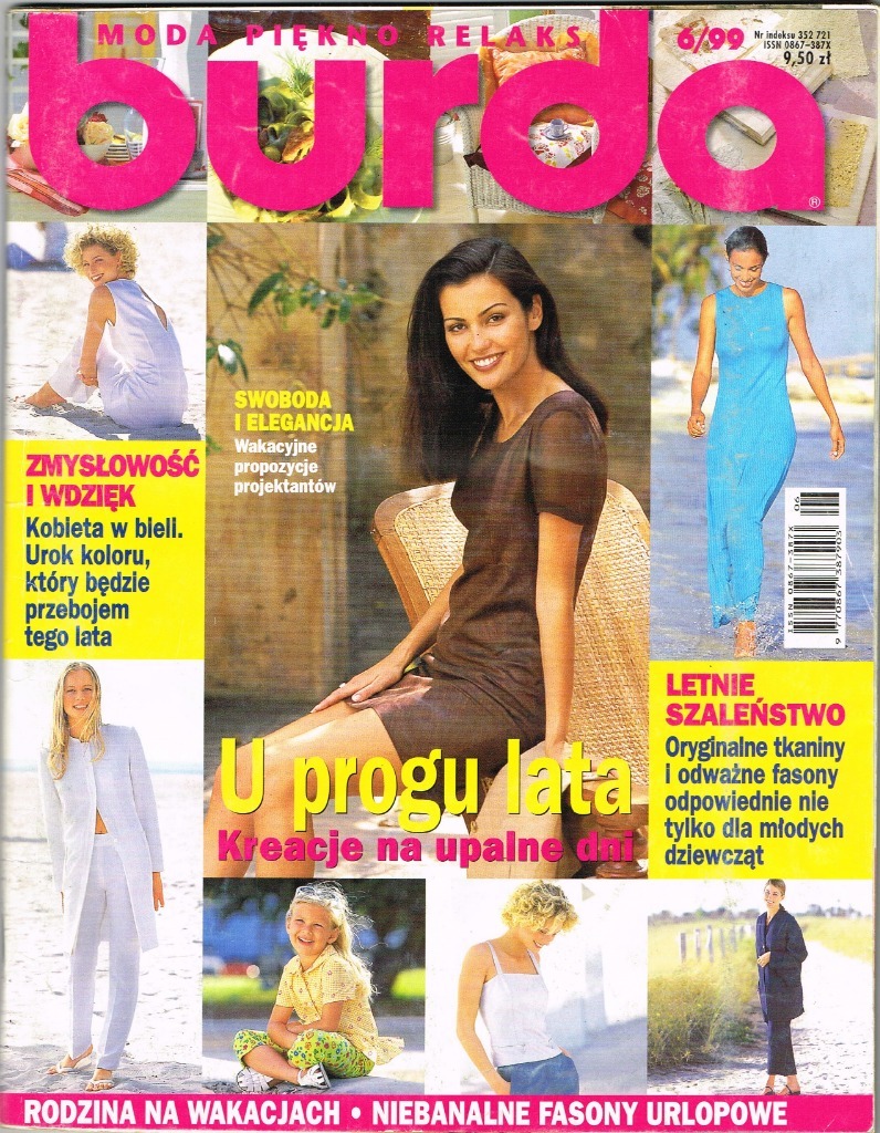 BURDA 6 / 1999 + wykroje | Konin | Kup teraz na Allegro Lokalnie