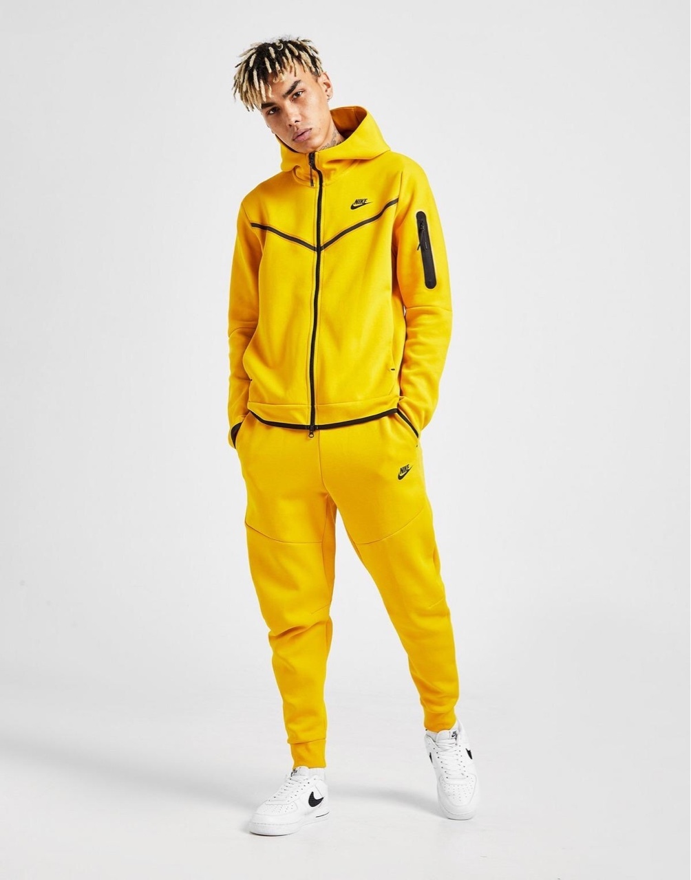 Nike Tech Fleece Yellow bluza spodnie tall S M Warszawa Kup teraz na Allegro Lokalnie