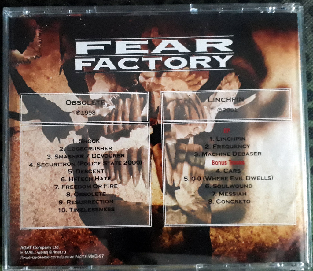 FEAR FACTORY Obsolete + Linchpin Warszawa Kup teraz na Allegro Lokalnie